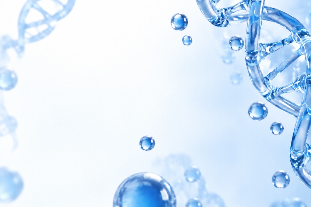 Crystalline DNA Helix Background